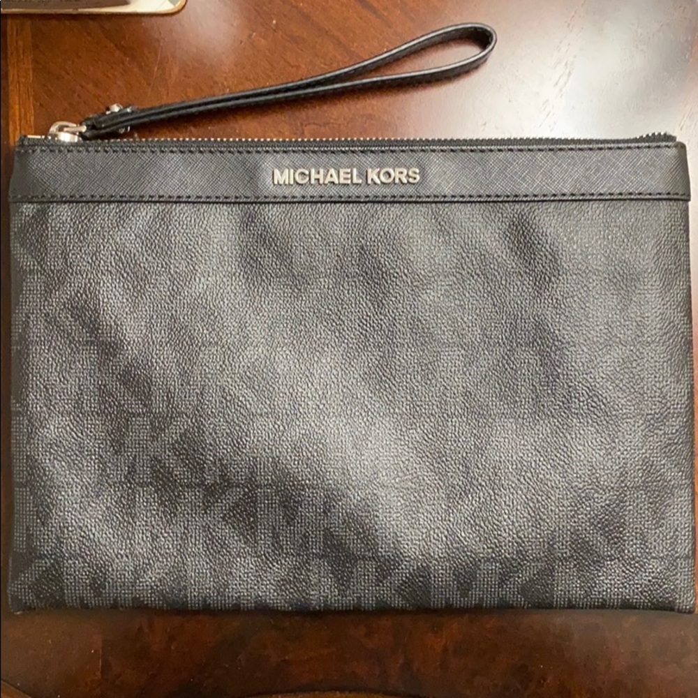 MK Black Wristlet / Clutch